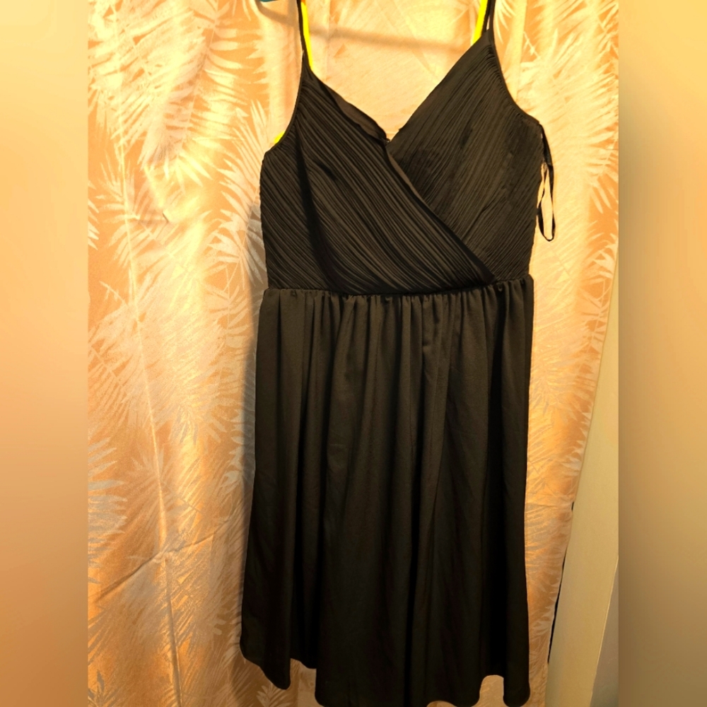 Banana Republic Black Chiffon Dress